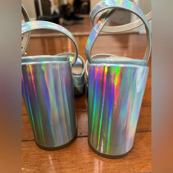 Steve Madden Iridescent Platform Heels - Picture 3 of 7